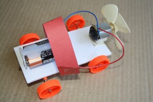 A model Air powered Electric car by L Green Ventures for a competition for students. An L Green Ventures image