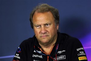 Robert Fernley at the FIA press conference on Friday. A Sahara Force India image