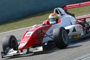 Raj Bharat finishes third in Race 1 at Korea. Photo by Meco Motorsports