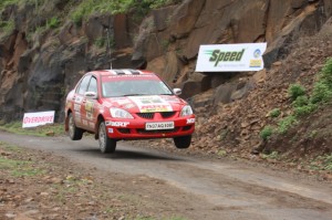File photo of Gaurav Gill driving in the Indian National Rally Championship. Photo by IMG sports