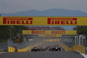 2013 Korean Grand Prix start shot by Pirelli