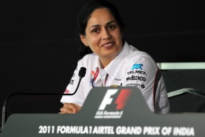 File photo of Monisha Kaltenborn at the first Indian GP in 2011. Photo by Sauber F1 team.
