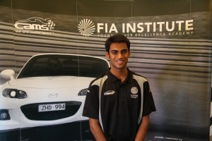 Akhil Rabindran who won the Young Driver Excellence Award. An Adrenna Photo