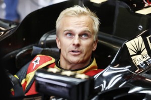 Heikki Kovalainen to drive for Lotus F1 team in the last two races of 2013 F1 world championship. A Lotus F1 team photo.