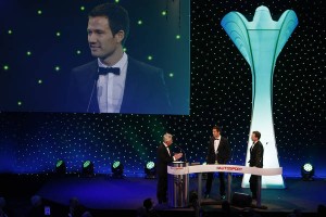 Sebastian Ogier of Volkswagen bags the `Oscar of Motorsports', the Autosport Award. A Volkswagen photo