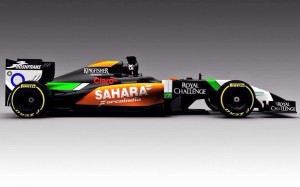 Sahara Force India reveals a photo of its new car. Photo  by Sahara Force India F1 team