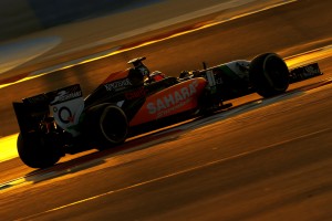 Nico Hulkenberg at Bahrain Testing. A Sahara Force India photo