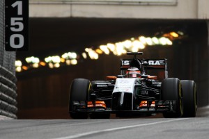 Nico Hulkenberg during the Free Practice on Thursday. A Sahara Force India image