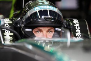 Nico Rosberg at Monaco on Saturday. A Mercedes AMG Petronas image