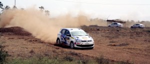 Arjun Rao at the Super Special Stage during the Rally of Coimbatore, Round 2 of the Indian Rally Championship on Saturday. An FMSCI image.