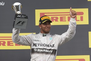 Third on the podiium feels better than a win for Hamilton in Hungary 27Jul2014 Merc pic