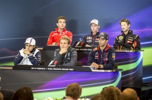 FIA press conference on Thursday ahead of the Belgian GP on Sunday. An FIA image