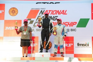 Arjun Narendran wins the Indian Touring Car Championship 2014 with a double win at BIC on Saturday. An Adrenna image