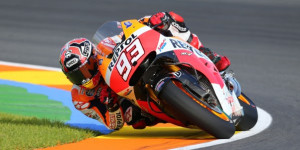Marc Marquez takes 13th win of the season in the premier class to set a record in Valencia on Sunday. A Repsol Honda image
