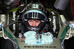 Rosberg takes pole for the Brazilian GP. A Mercedes AMG Petronas image