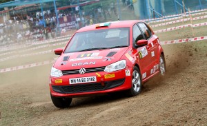 Dean Mascarenhas and Shanmugha SN top the time sheets in INC 1600 cc class in the SSS on Friday