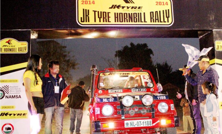 Photo of 7th JK Tyre Hornbill Motor Rally flagged off