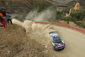 Sébastien OgierJulien Ingrassia (FF) of Volkswagen lead after Day 1 at Rally Mexico, the 3rd round of WRC. A Volkswagen Motorsport image
