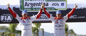 Kris Meeke and Paul Nagle win Argentine round of the WRC. An FIA image