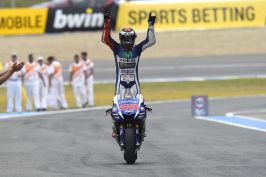 Lorenzo wins Spanish GP. A Movistar Yamaha image