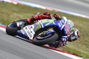 Jorge Lorenzo of Movistar-Yamaha takes pole for the Czech Republic. Image by Bridgestone