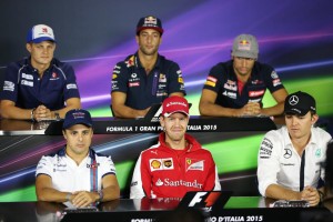 FIA press conference at the Italian GP on Thursday. An FIA image