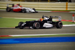  Picariello on his way to another win in Bahrain on Friday. Image by MRF/Adrenna