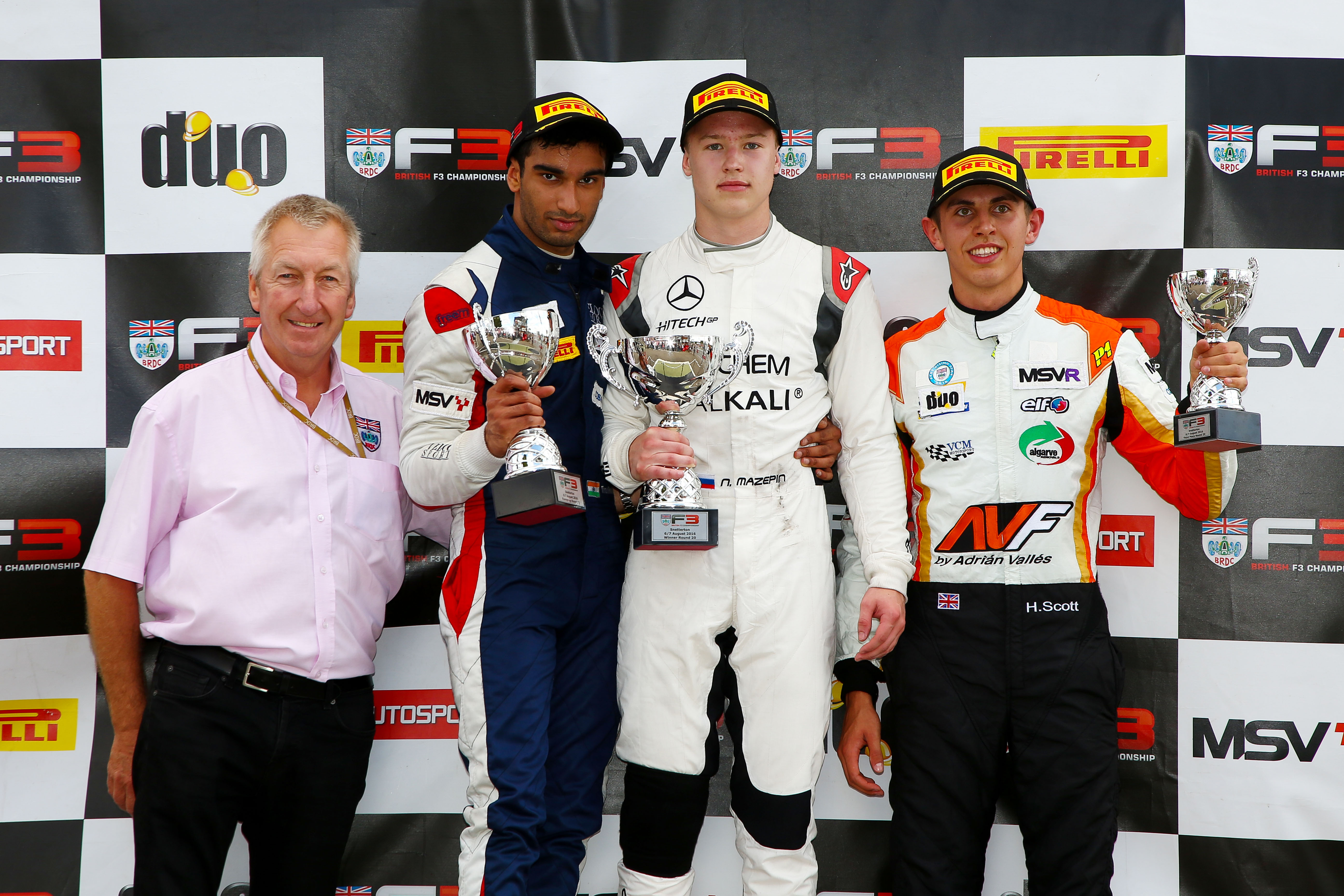 Photo of Another podium for Tarun Reddy at British F3