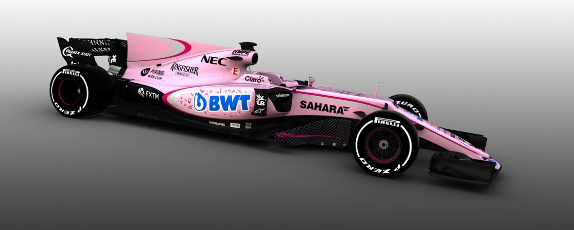 Photo of Force India sports a rosy pink, thanks to new sponsor BWT