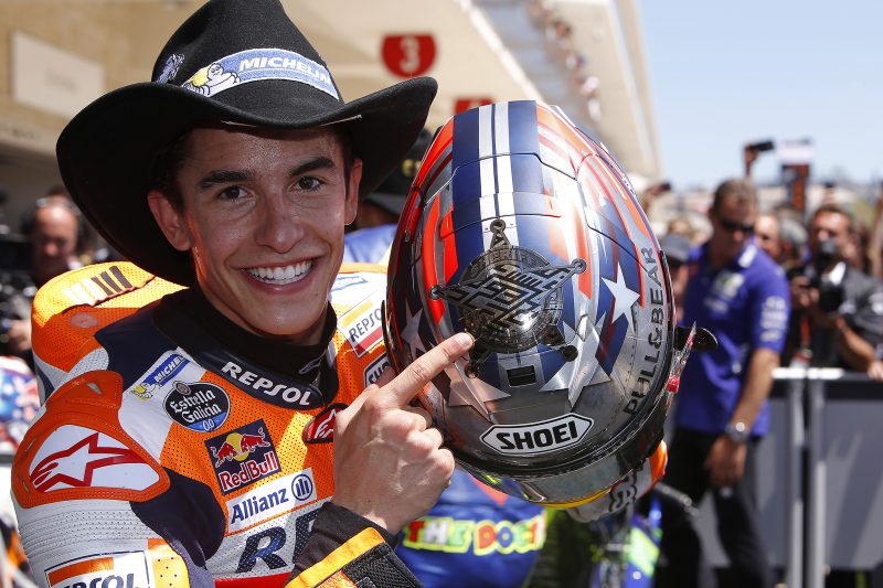 Photo of Marquez takes 5 win in a row at COTA; Rossi 2nd