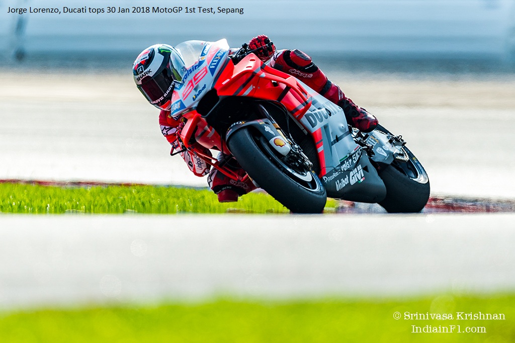 Photo of Jorge Lorenzo sets fastest two-wheeled circuit lap at Sepang: MotoGP first test ends