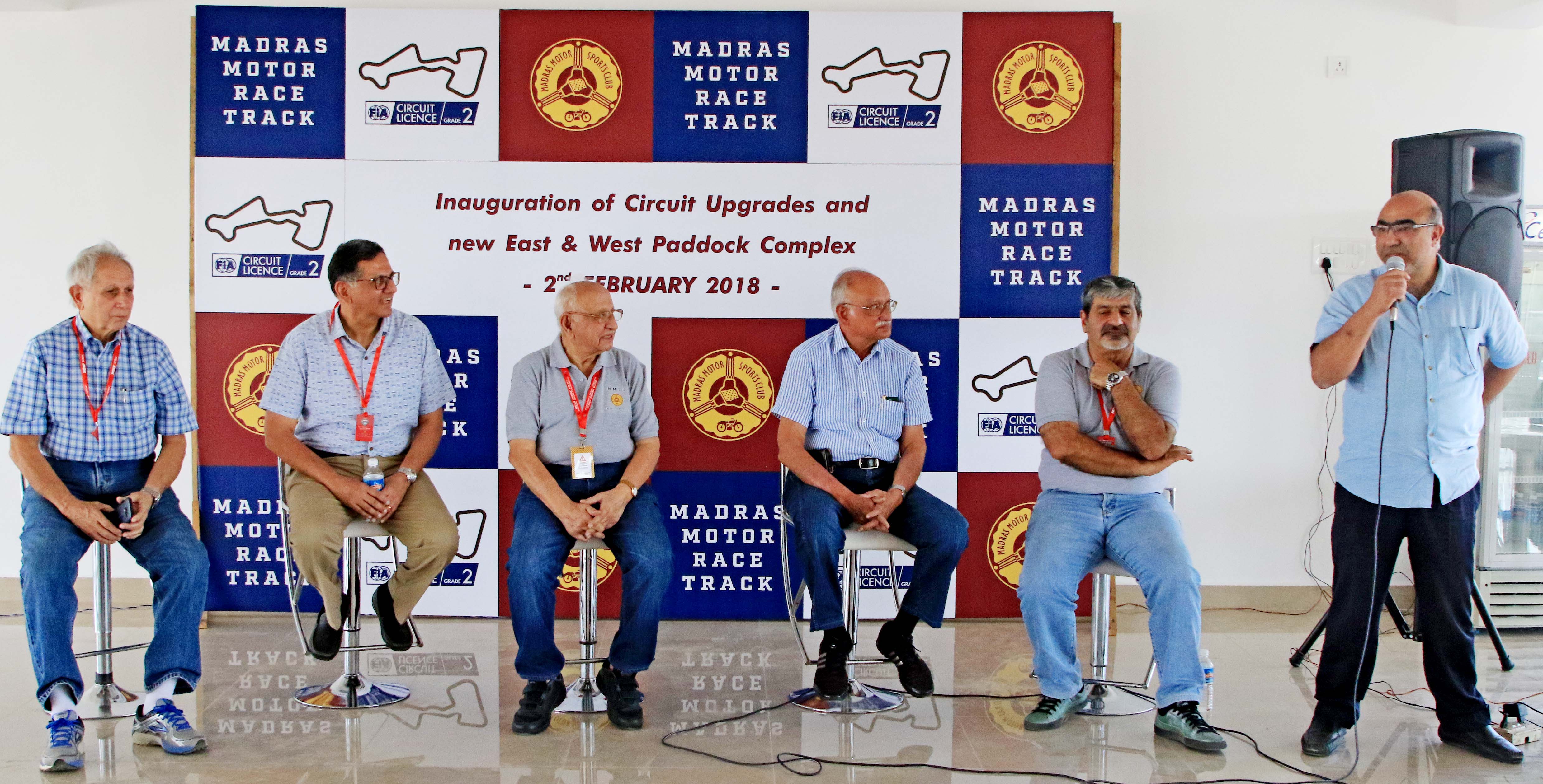 Photo of Madras Motor Sports Club upgraded paddocks inaugurated