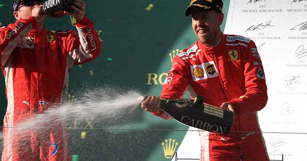 Photo of Stunning win for Vettel; Hamilton overcomes technical glitches to take 2nd: Rolex Aussie GP