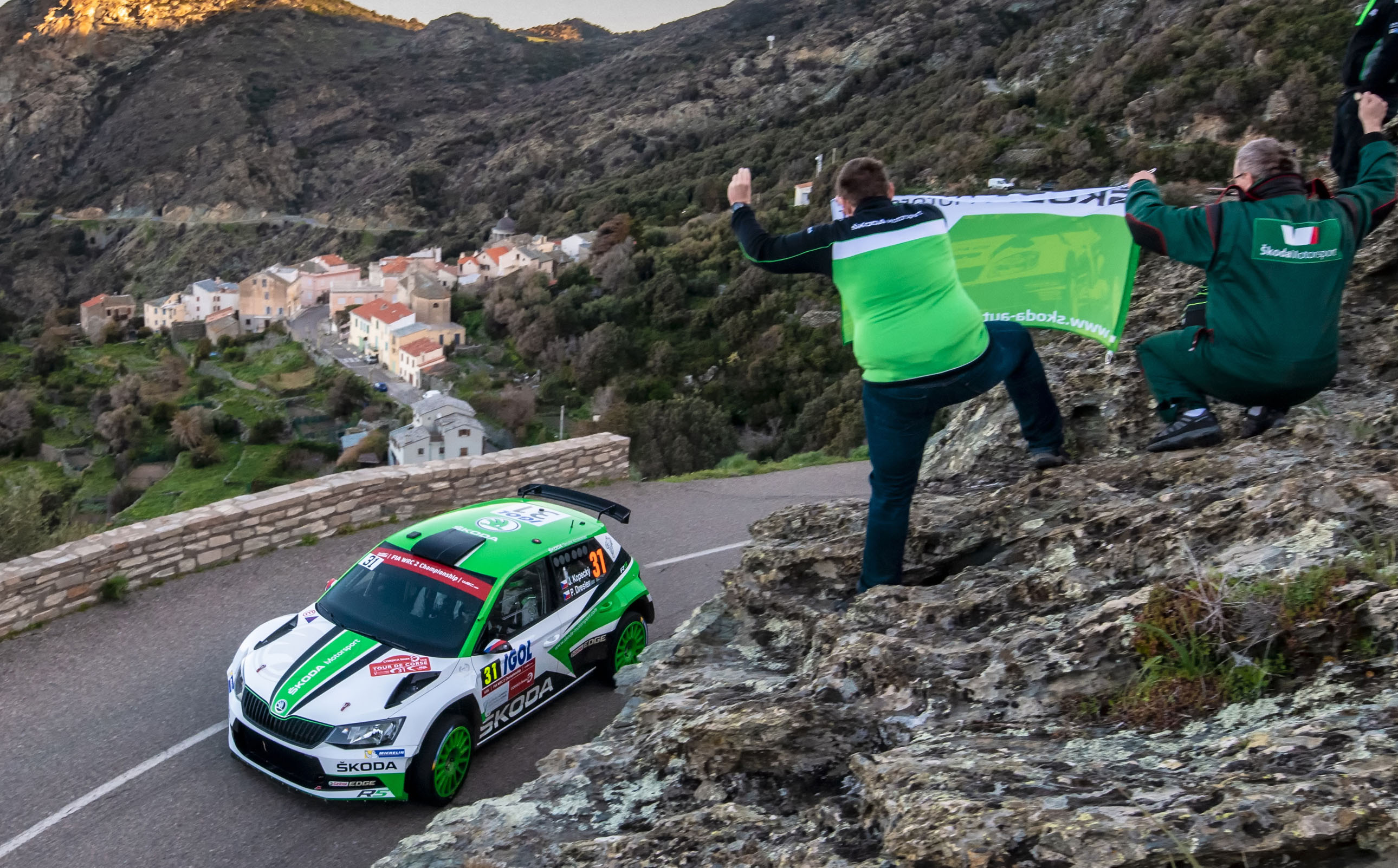 Photo of Kopecký and ŠKODA continue to dominate WRC 2 category in Rally Corsica