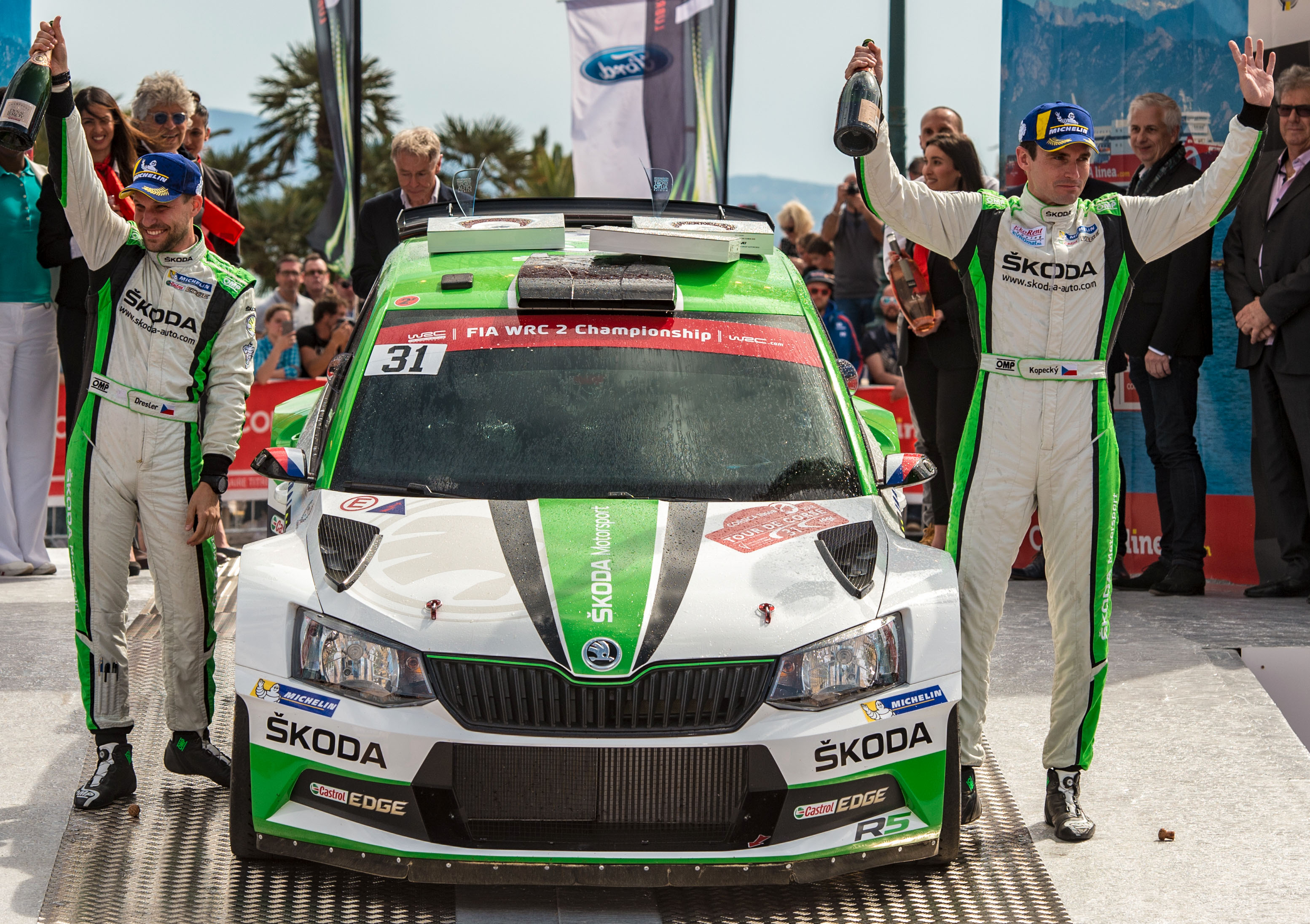 Photo of Kopecky races SKODA to victory in Corsica to retain WRC 2 championship lead