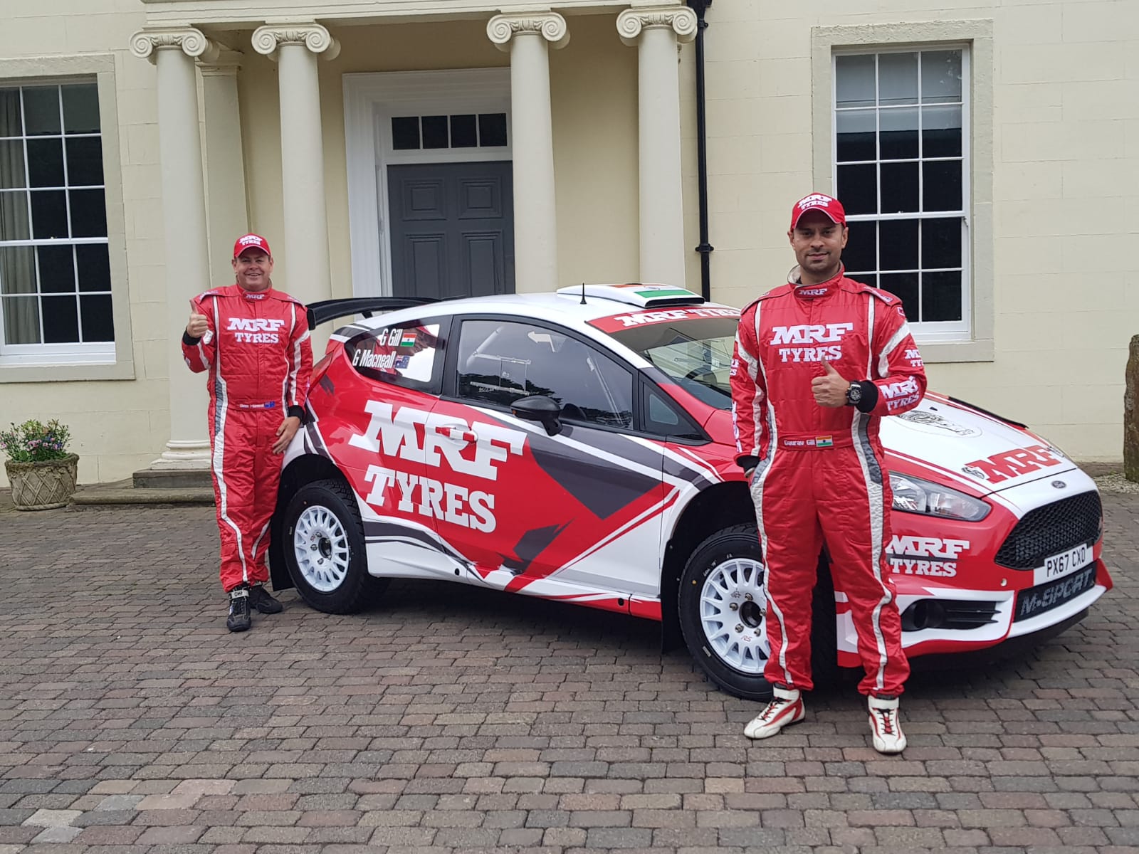 Photo of MRF Tyres unveils M-Sport Ford Fiesta R5 to be driven by Gaurav Gill in WRC 2