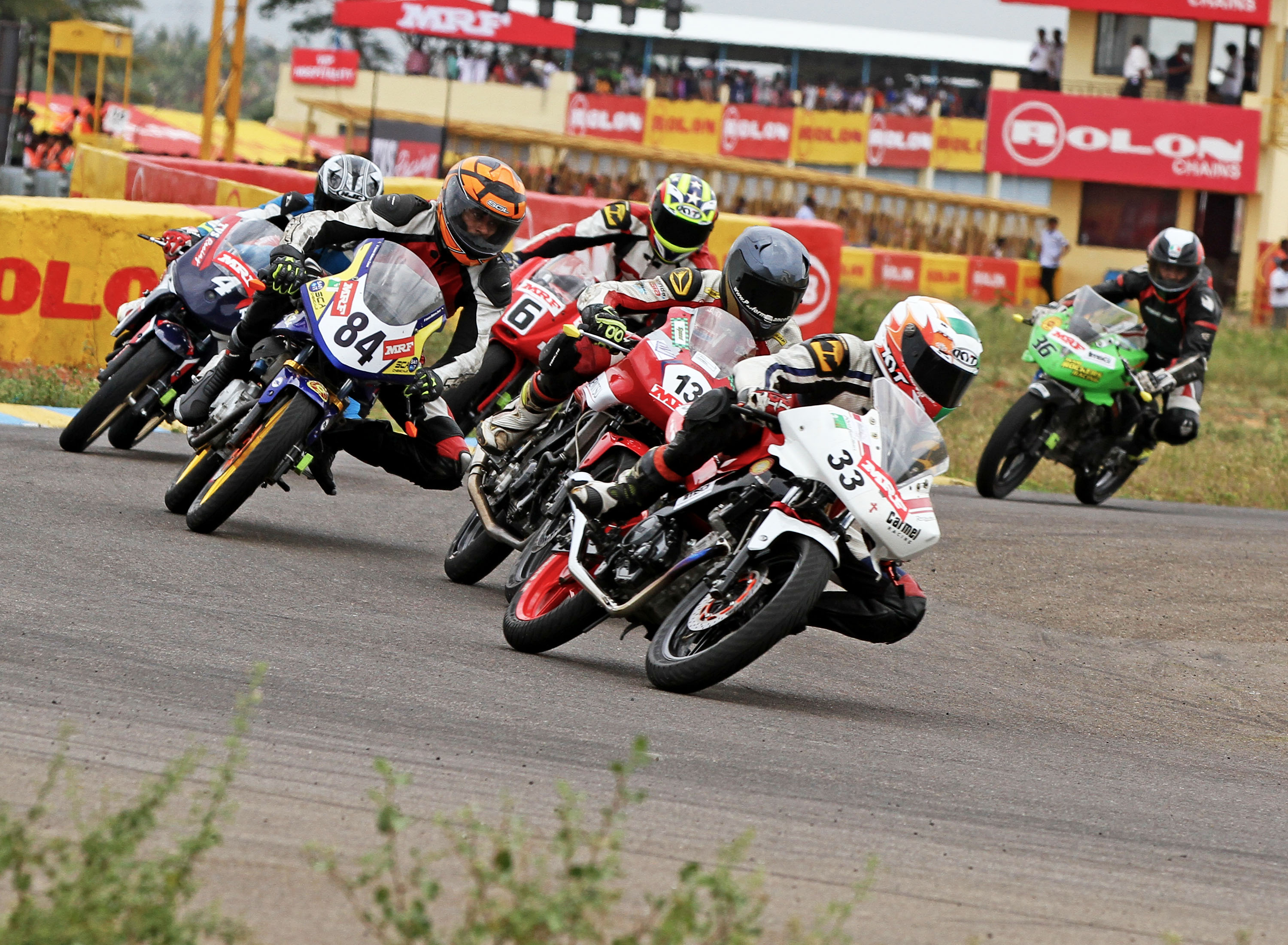 Photo of 200 entries for Rolon round of MRF MMSC fmsci Indian National Motorcycle Racing Championship