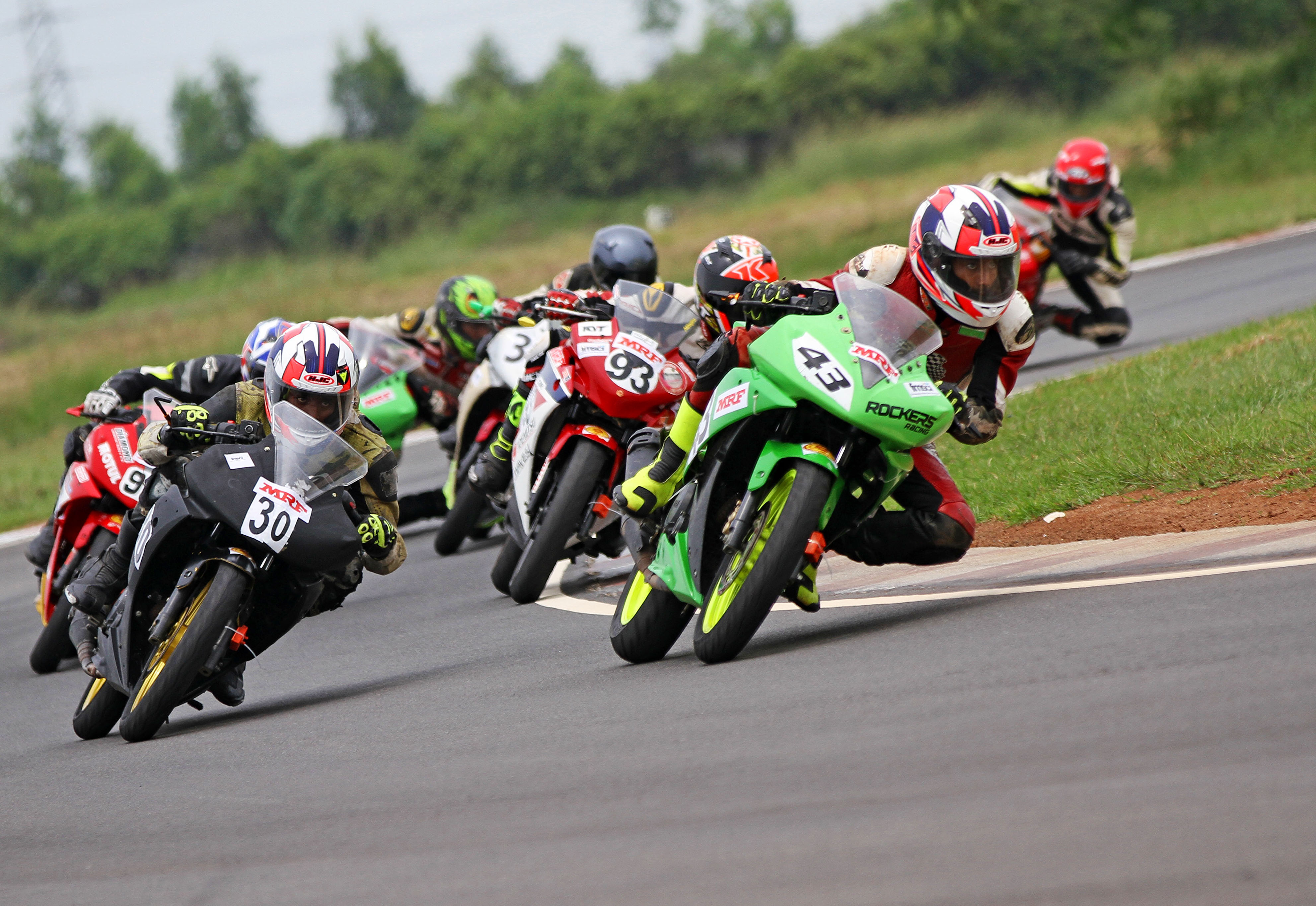 Photo of MRF slick tyres for bike races; stage set for Round 2 of National Championship at MMRT