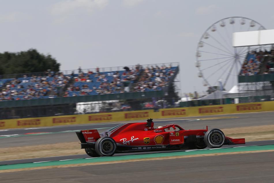 Photo of Sebastian Vettel tops FP2: British GP