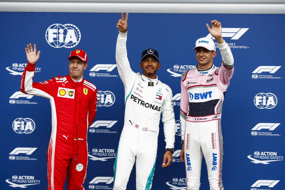 Photo of Hamilton takes pole; Ocon, Perez put new Force Indias on P3 & P4 for a superb debut