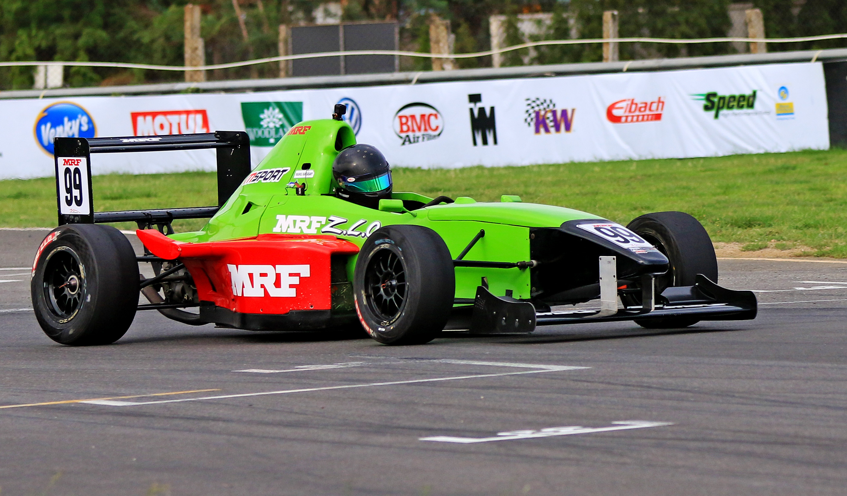 Photo of Pole for Raghul Rangasamy in MRF F1600: MRF MMSC Racing Nationals