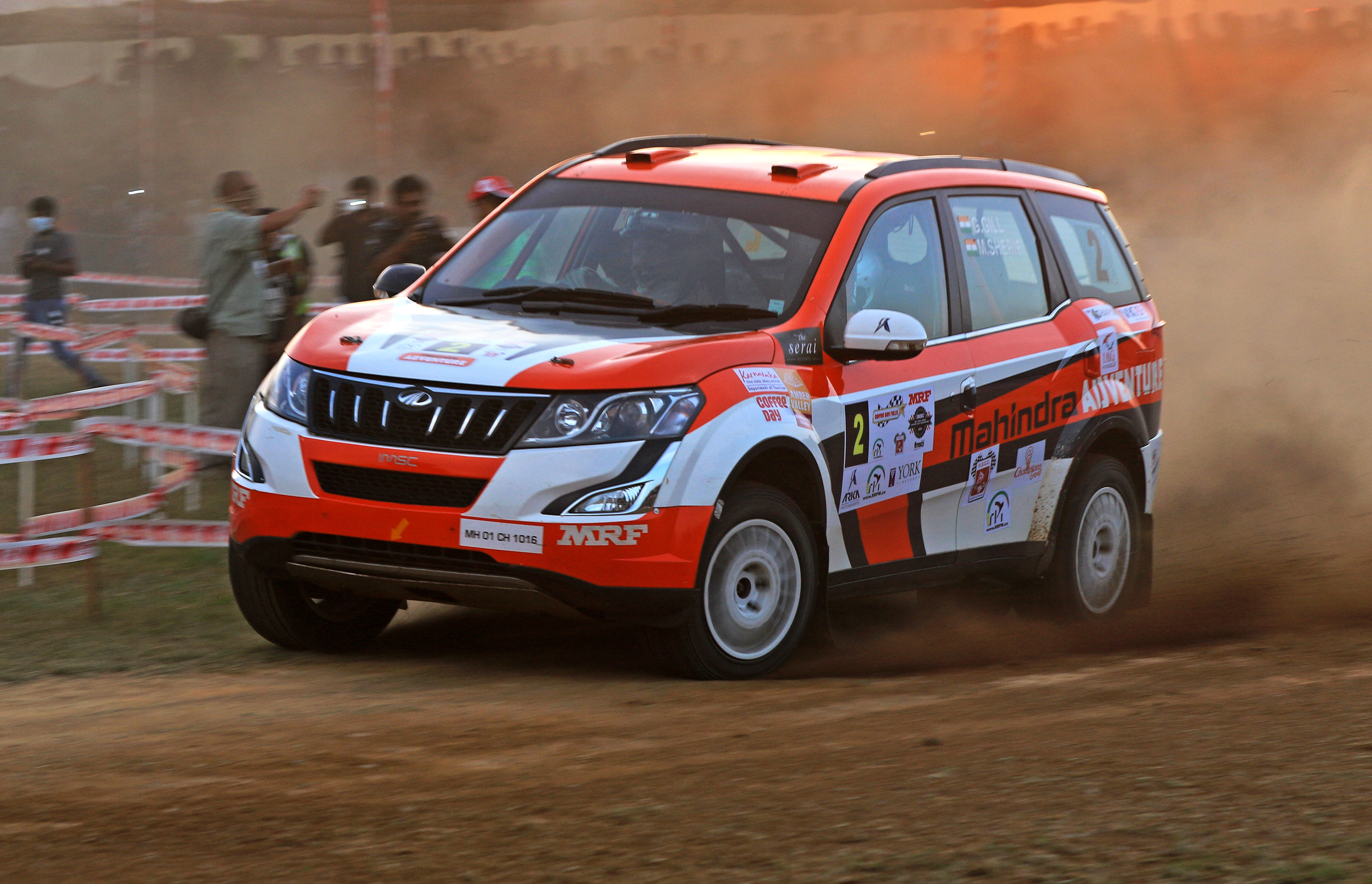 Photo of Gaurav Gill thrills crowds with fastest time in Super Special Stage: INRC Coffee Day India Rally