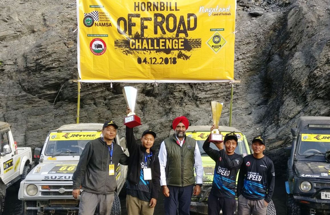 Photo of Abemo Yanthan was adjudged Best Spotter: JK Tyre Hornbill off-road Cup