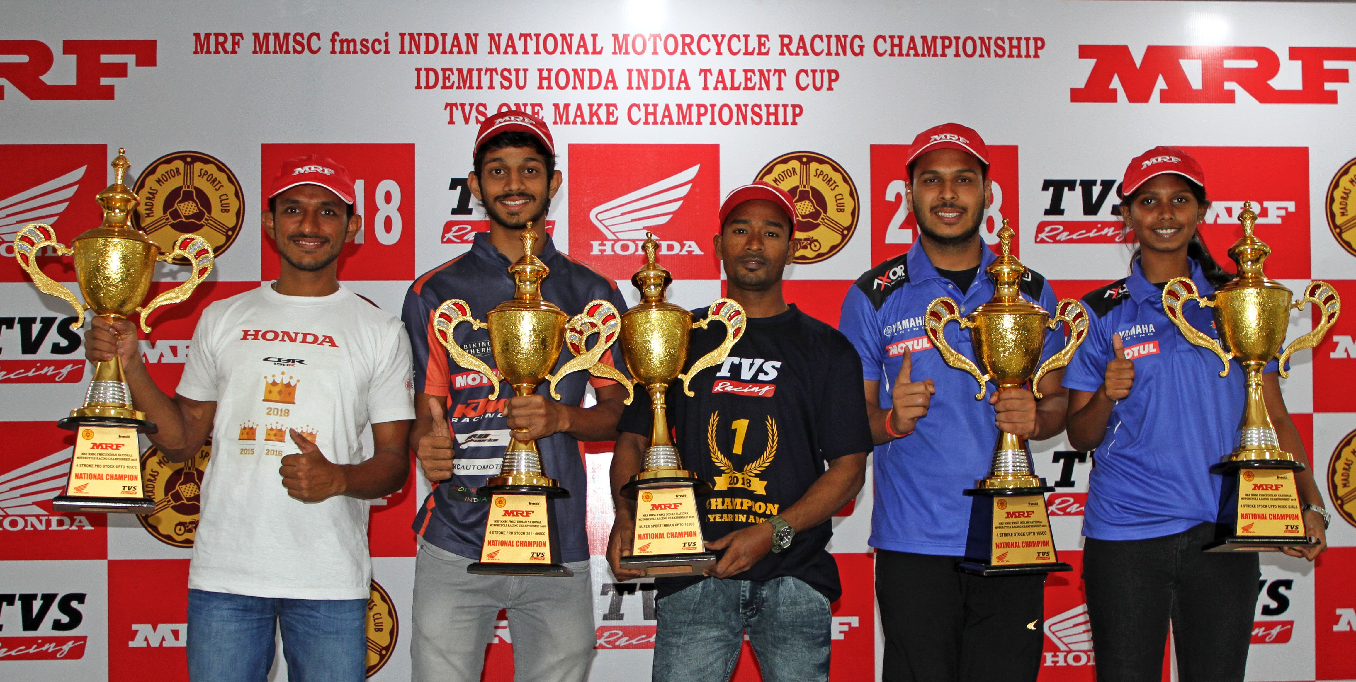 Photo of Team TVS Racing’s Jagan Kumar clinches 7th Natioinal title: Super Sport 165cc