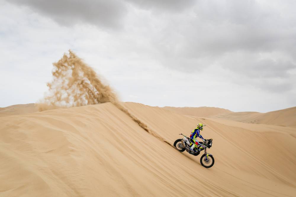 Photo of Santosh in creditable 20th after 331km of Stage 1; Aravind 71st: Dakar Rally