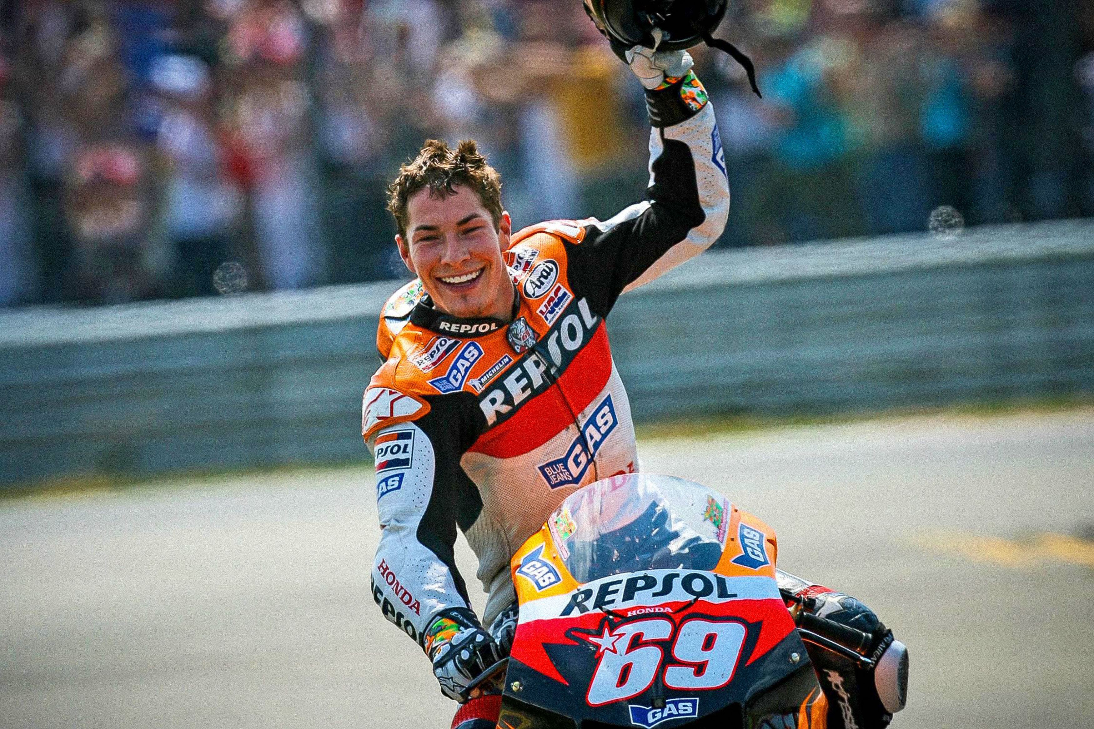 Photo of Number 69 to be retired at the Circuit of the Americas in honour of Nicky Hayden