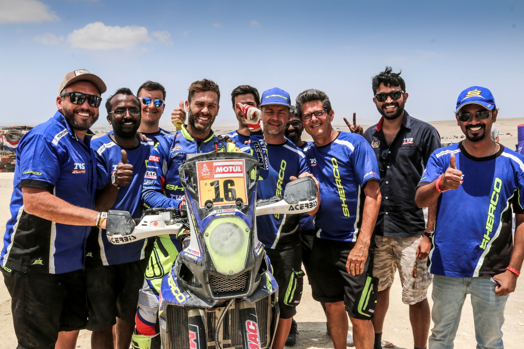Photo of Big day for Sherco TVS Factory team as Michael Metge wins Stage9; Aravind 39th overall