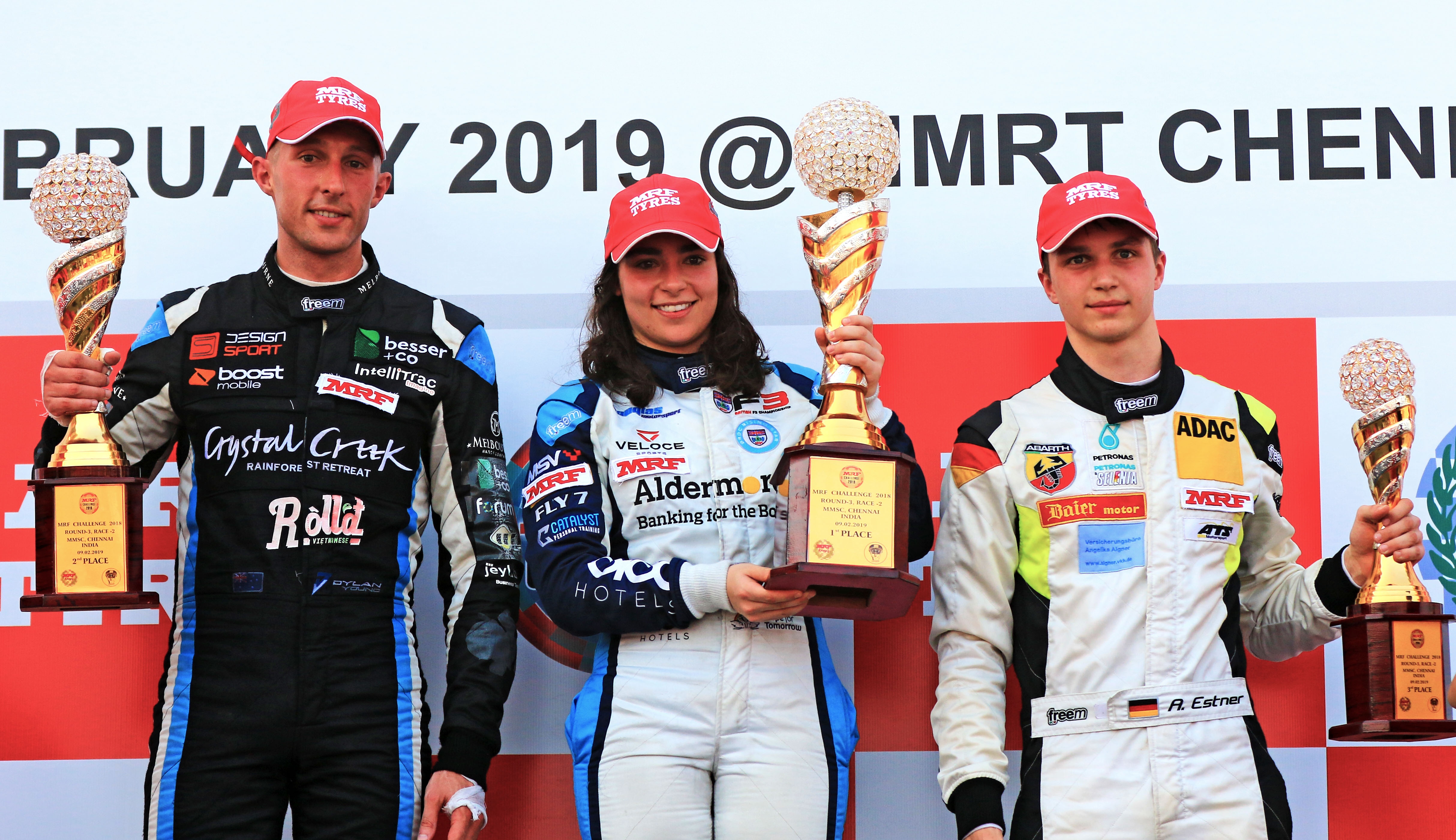 Photo of Brilliant win for Ashwin Datta; Jamie Chadwick takes narrow lead with a win: MRF Challenge