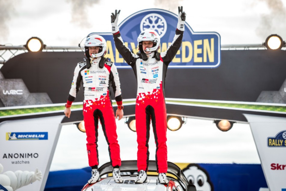 Photo of Toyota Gazoo Racing WRT crew Ott Tanak, Martin Jarveoja clinch victory: WRC Rally Sweden