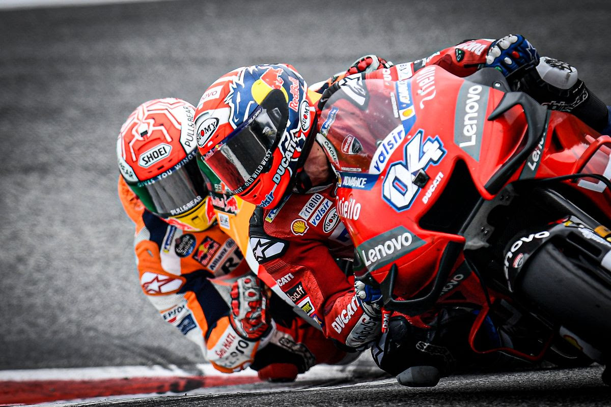 Photo of Dovizioso unleases incredible overtaking move on Marquez at the final corner for another stunner